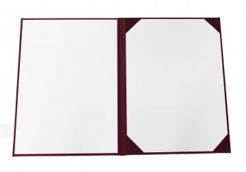 Premium Unmarked Diploma Cover 4 Corners - Maroon
